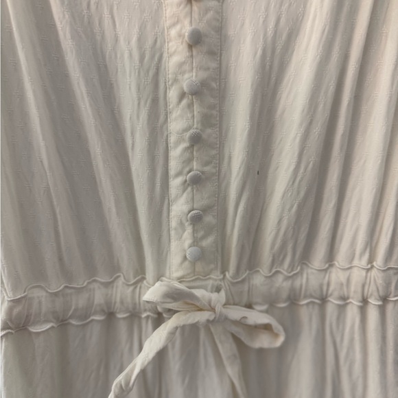 PAIGE White Mini Dress with Flutter Sleeves - Picture 7 of 14